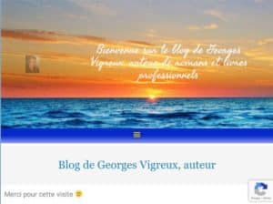 page du blog de Georges Vigreux, auteur et rédacteur SEO